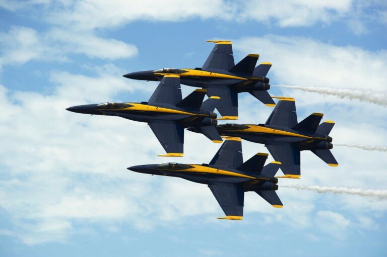 Black Jets Flying Through the Sky