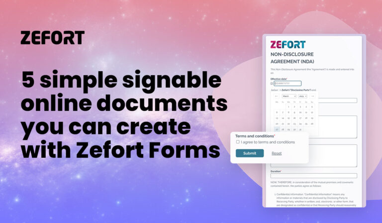 Zefort Forms