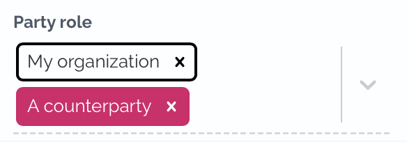 zefort filtering with party roles